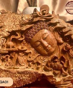 Tượng Phật Bà gỗ hương TQA01