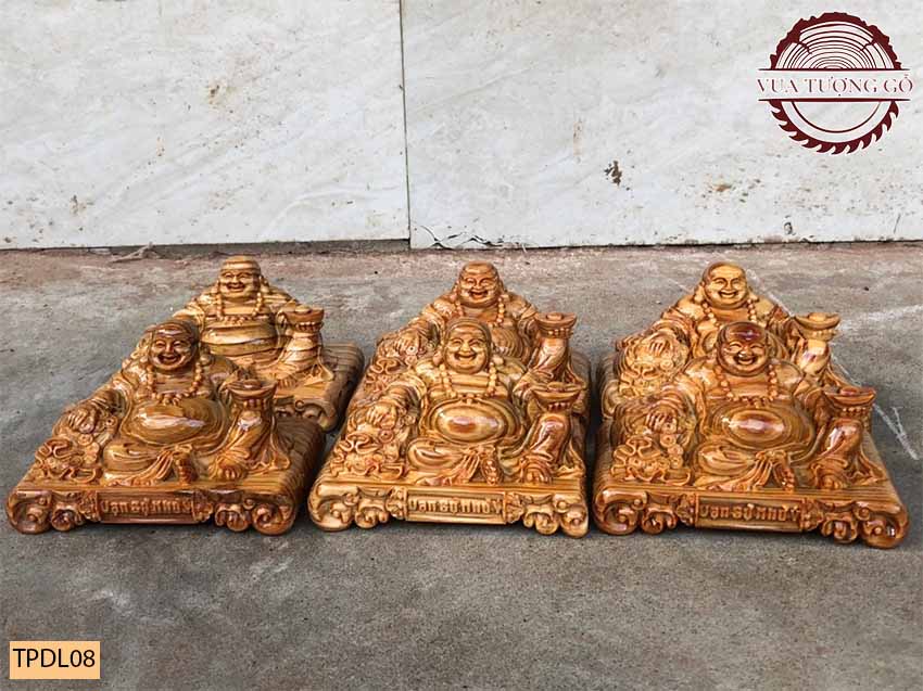 Tượng Phật Di Lặc Vạn sự Như ý gỗ huyết long để ô tô TPDL10 6 Tượng Phật Di Lặc Vạn sự Như ý TPDL08