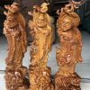 Tượng đạt ma quá hải gỗ huyết long TĐM02