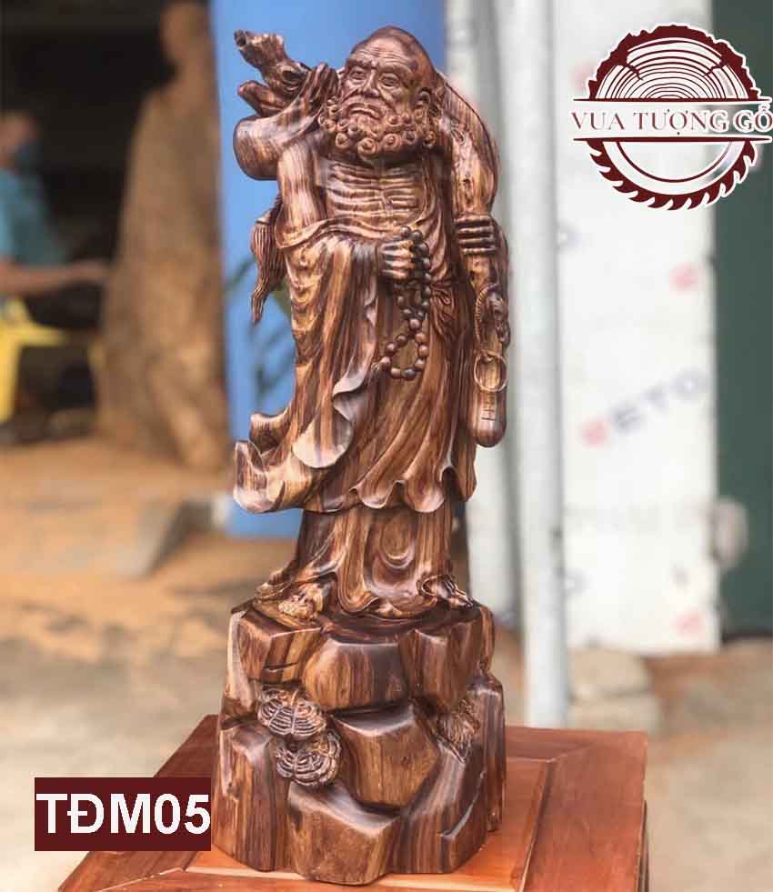 Tượng Đạt Ma giáo hóa gỗ cẩm TĐM05 9 Tượng Đạt Ma giáo hóa gỗ cẩm TĐM05