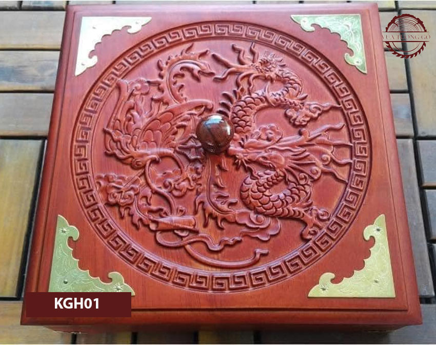khay bánh kẹo long phụng gỗ hương đỏ Nam Phi KGH01 khay bánh kẹo long phụng gỗ hương đỏ Nam Phi KGH01