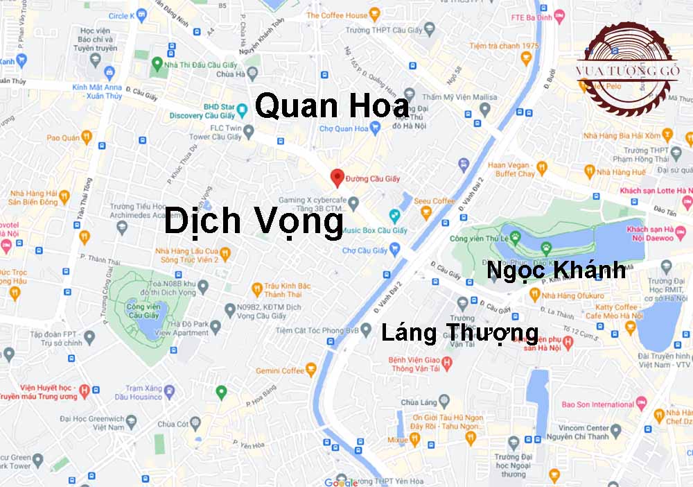 Đường Cầu Giấy thuộc phường nào