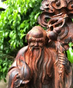 Tượng Gỗ Ông Thọ Gỗ Trắc TOT02