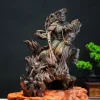 Tượng Thánh Gióng Đánh Giặc Gỗ Trắc TTG03 3 Tượng Thánh Gióng Đánh Giặc Gỗ Trắc TTG03