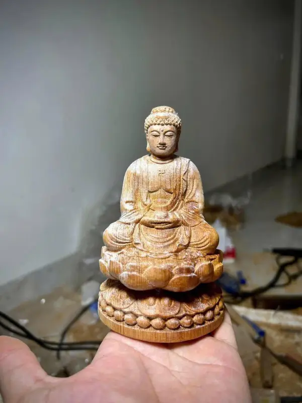Tượng Phật A Di Đà Bằng Gỗ Ngọc Am Thơm Ngát TADĐ01 3 Tượng Phật A Di Đà Bằng Gỗ Ngọc Am Thơm Ngát TADĐ01