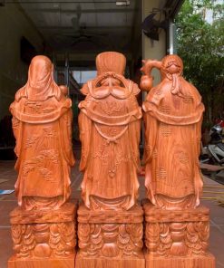 Tượng Tam Đa Gỗ Hương Đá Cao 70 TPLT09