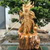 Tượng Tôn Ngộ Không Gỗ Nhai Bách Thơm Ngọt TTNK02 3 Tượng Tôn Ngộ Không Gỗ Nhai Bách Thơm Ngọt TTNK02
