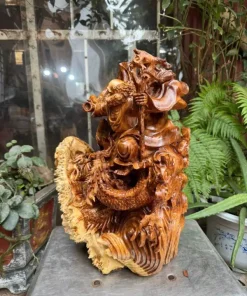Tượng Đạt Ma Múa Võ Gỗ Ngọc Am TĐM10 2 Tượng Đạt Ma Múa Võ Gỗ Ngọc Am TĐM10