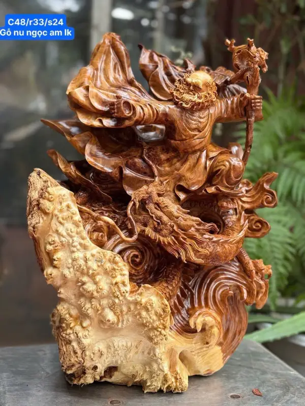 Tượng Đạt Ma Múa Võ Gỗ Ngọc Am TĐM10 7 Tượng Đạt Ma Múa Võ Gỗ Ngọc Am TĐM10