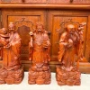Tượng Gỗ Tam Đa Liền Khối Gỗ Hương Đục Tay Cao Cấp TPLT10 2 Tượng Gỗ Tam Đa Liền Khối Gỗ Hương TPLT10