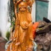Tượng Ông Thọ Bằng Gỗ Bách xanh Có Nu TOT04 2 Tượng Ông Thọ Bằng Gỗ Bách xanh Có Nu TOT04