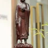 Tượng Phật Thích Ca Đứng Đài Sen Gỗ Tử Đàn Ấn Độ TPTC05 1 Tượng Phật Thích Ca Đứng Đài Sen Gỗ Tử Đàn Ấn Độ TPTC05