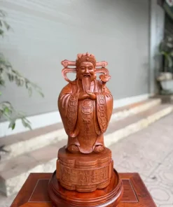 Tượng Ông Thần Tài Gỗ Hương Chúc Tài Lộc TTT04