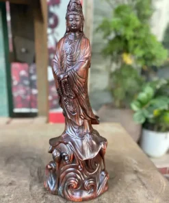 Tượng Gỗ Quan Âm Bồ Tát Gỗ Trắc TQA05