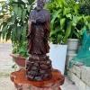 Tượng Khổng Minh Bằng Gỗ Trắc Đục Kỹ TKM03