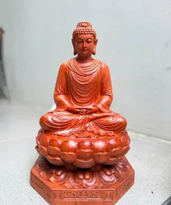 Tượng Phật Thích Ca Ngồi Thiền Gỗ Hương Cao 40 TPTC06