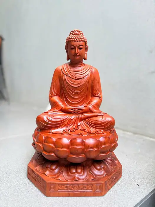 Tượng Phật Thích Ca Ngồi Thiền Gỗ Hương Cao 40 TPTC06 3 Tượng Phật Thích Ca Ngồi Thiền Gỗ Hương Cao 40 TPTC06