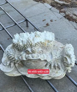 Tượng Cóc Thiềm Thừ Gỗ Nu Nghiến TCNT10
