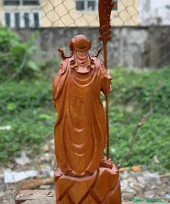 Tượng Quan Công Gỗ Hương Ta Liền Khối TQC13