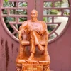 Tượng Bác Hồ Ngồi Đọc Sách Gỗ Hương TBH06